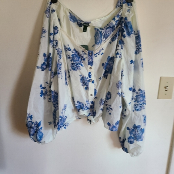 NWT WILD FABLE ADORABLE FLORAL CROPPED TOP - Picture 9 of 9